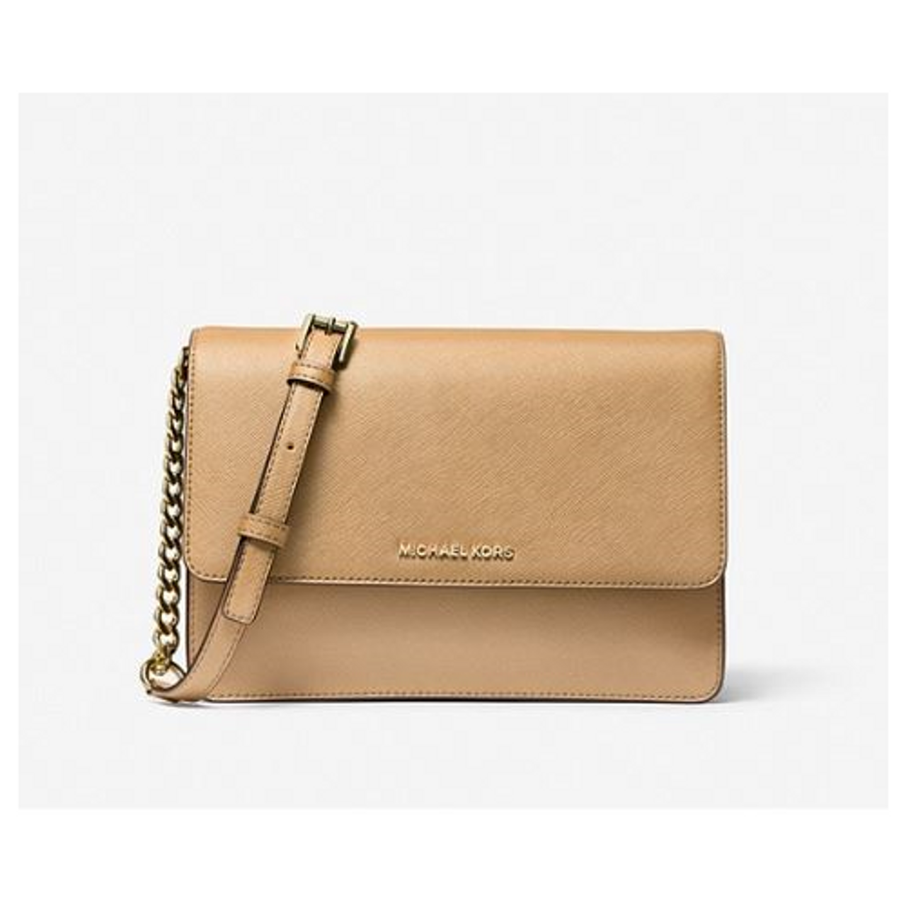 Daniela Large Saffiano Leather Crossbody Bag: Handbags