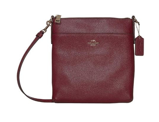 COACH Women's Crossgrain Messenger Crossbody Black/Gold One Size 41320