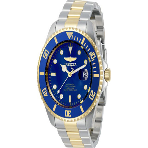 Invicta Men's 34042 Pro Diver Automatic 3 Hand Blue Dial Watch