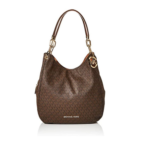 MICHAEL Michael Kors Lillie Large Chain Shoulder Tote Brown/Acorn One Size 38F0G0LE3B-200