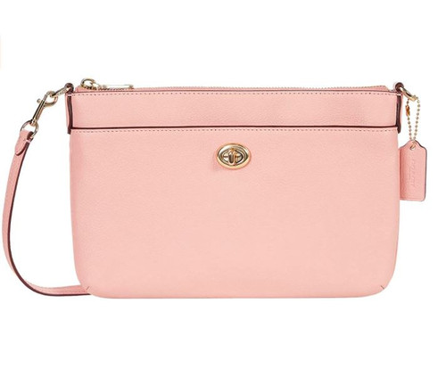 COACH Exclusive NAW Polished Pebble Polly Crossbody Candy Pink One Size C3376-GDRZH