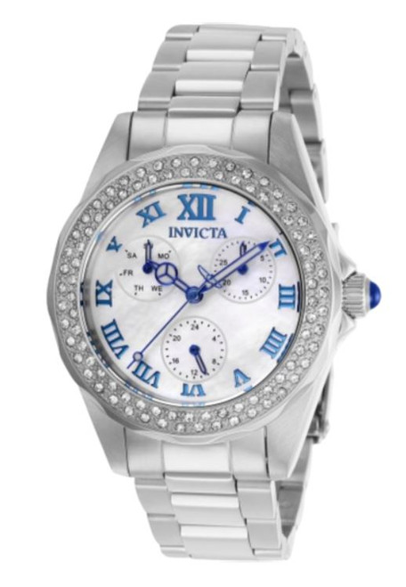Invicta  Women's 28436 Angel Quartz 3 Hand White Dial Watch