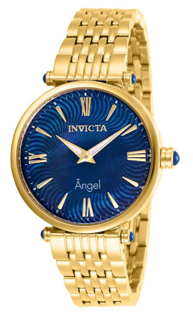 Invicta Women's 27989 Angel Quartz 3 Hand Blue Dial Watch