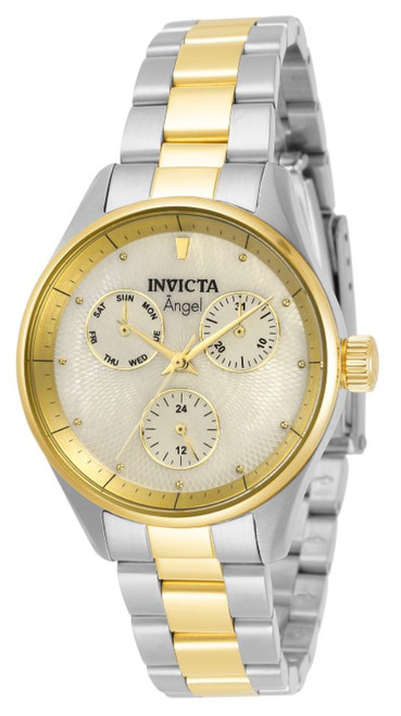 Invicta Women's 31365 Angel Quartz Chronograph White Dial Watch