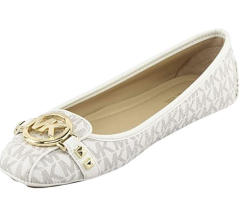 Michael Kors Women's Fulton Moccasin (Vanilla PVC, Numeric_8) 49T8FUFR1B-149-1-8