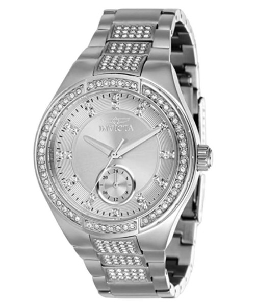 Invicta Women's 38630 Specialty Quartz 3 Hand Silver Dial  Watch
