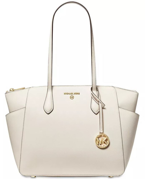 Michael Kors Marilyn Medium Top Zip Tote One Size (Light Cream)  	 30S2L6AT2L-289