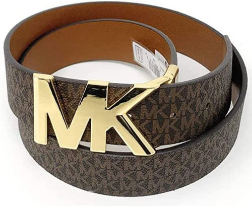 Michael Kors Signature Reversible Buckle 558732 Belt (Brown, Medium) 558732-205-M