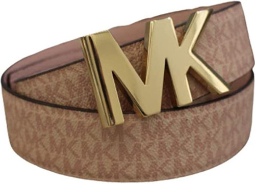 Michael Kors Women Reversible Buckle Belt 558390 (Ballet, Medium) 558390-680-M