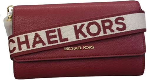 Michael Kors Jet Set Travel Multifunction Phone Crossbody Bag (Mulberry) 35F2GTTC8L-666