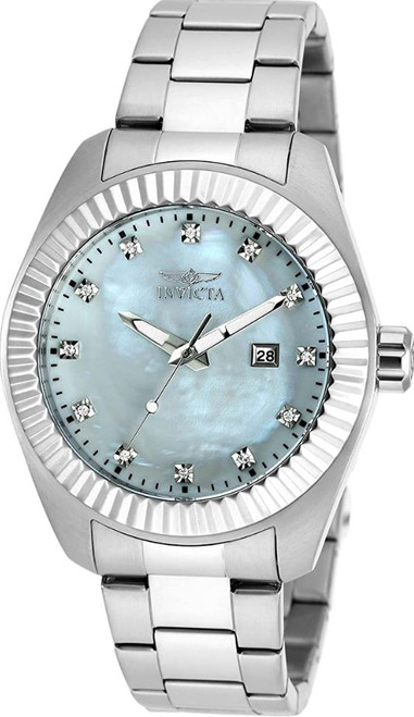Invicta Women's Specialty Steel Bracelet & Case Quartz MOP Dial Analog Watch 20354