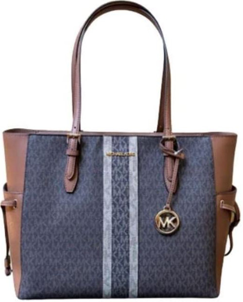 Michael Kors Gilly Large Jet Set Drawstring Top Zip Tote (Luggage Multi) 35F2G2GT7B-230