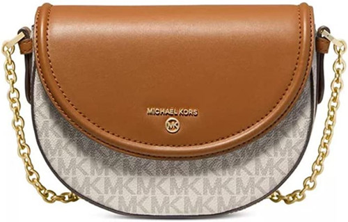 Michael Kors Jet Set Charm Saffiano Leather Crossbody Bag (Vanilla) 32F2GT9C6B-149