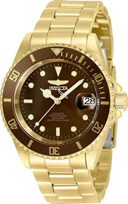 Invicta Men's 35697 Pro Diver Automatic 3 Hand Desert Sand Dial  Watch