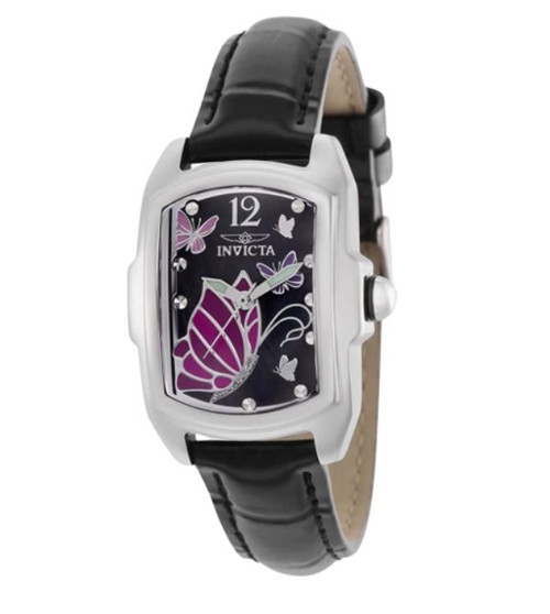 Invicta Women's 37115 Lupah Quartz Multifunction Purple, Pink, Black, Silver Dial  Watch