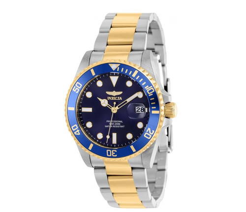 Invicta Women's 37151 Pro Diver Quartz 3 Hand Blue Dial Watch