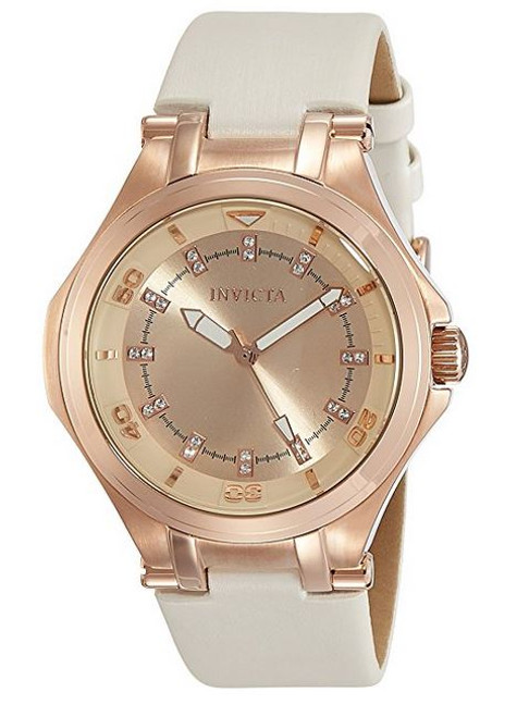 Invicta Wildflower Women's Quartz Rose Gold Case, Rose Gold Dial - 21757