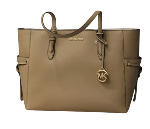 Michael Kors Gilly Large Jet Set Drawstring Top Zip Tote (Camel) 35S1G2GT7L-222