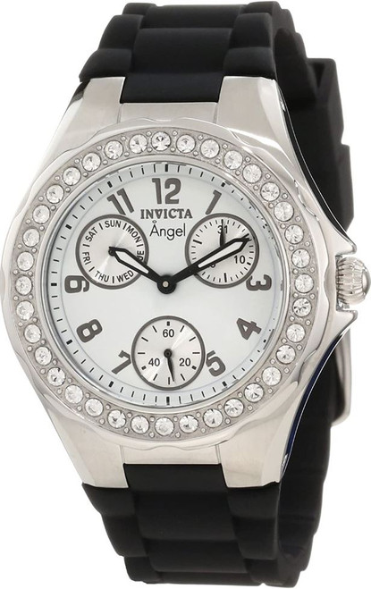 Invicta Women's 1647 Angel Quartz Multifunction White Dial Watch