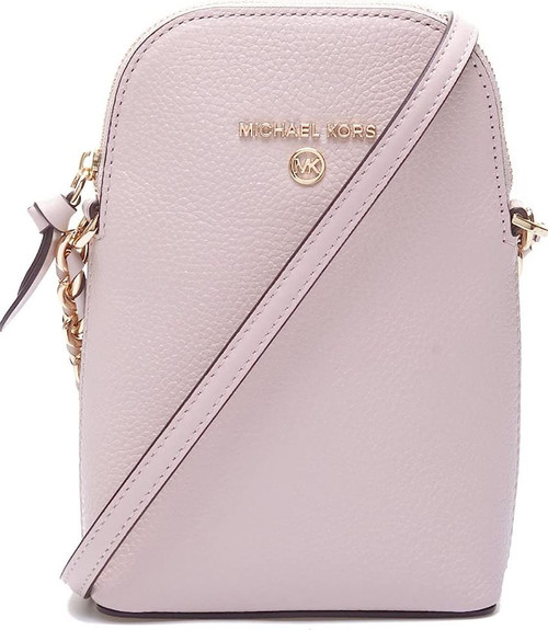 MICHAEL Michael Kors Jet Set Charm Small North/South Chain Phone Crossbody Soft Pink One Size 32T0GT9C1L-187