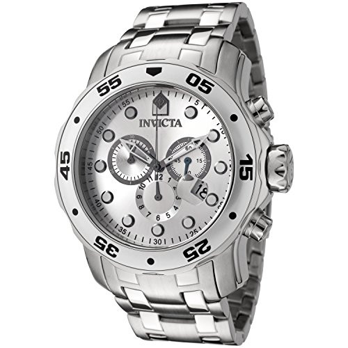 Invicta Men's 0071 Pro Diver Collection Chronograph Stainless Steel Watch Inv...