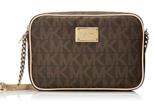 Michael Kors Jet Set Large Crossbody - Brown 32S7GJSC7B-200