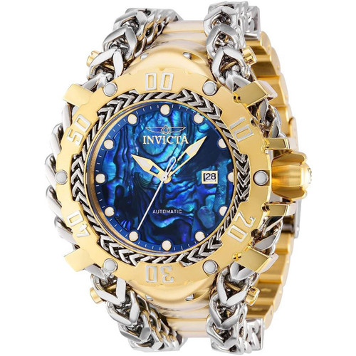 Invicta Men's 36886 Gladiator Automatic 3 Hand Blue, Black Dial Watch