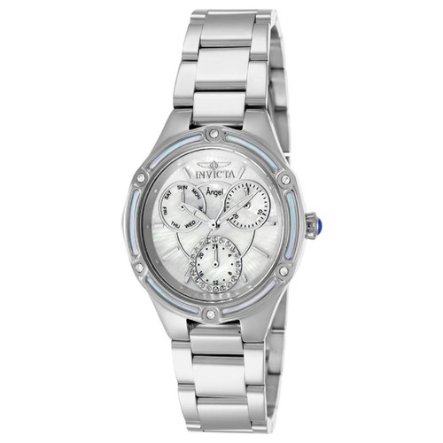 Invicta Women's 40375 Angel Quartz Chronograph White Dial Watch