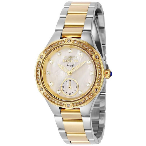 Invicta Women's 40367 Angel Quartz Multifunction White Dial Watch