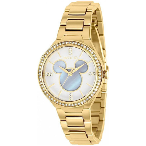 Invicta Women's 36352 Disney Limited Edition Quartz 3 Hand White Dial Watch