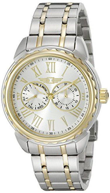 I By Invicta Men's 89052-002 Two-Tone Stainless Steel Silver Dial Watch