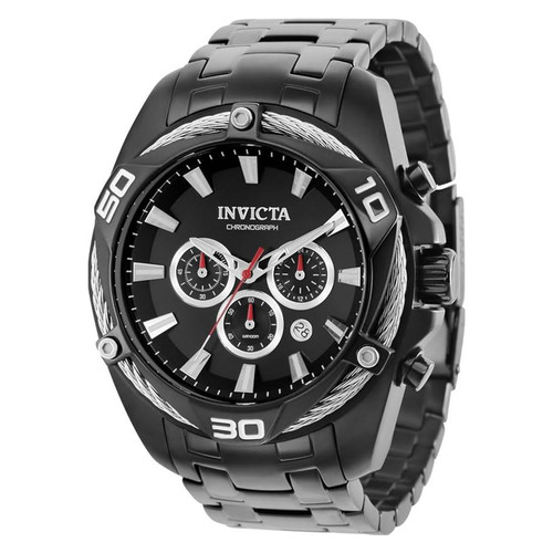 Invicta Men's 38256 Bolt Quartz Chronograph Black Dial Watch