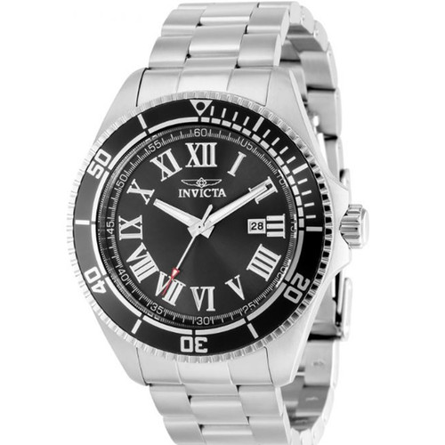 Invicta Men's 14998 Pro Diver Quartz 3 Hand Black Dial Watch