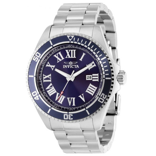 Invicta Men's 14999 Pro Diver Quartz 3 Hand Blue Dial Watch