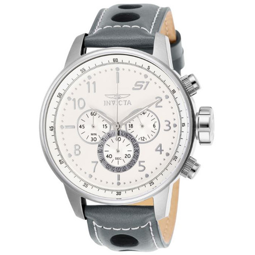 Invicta Men's 25723 S1 Rally Quartz Chronograph White Dial Watch