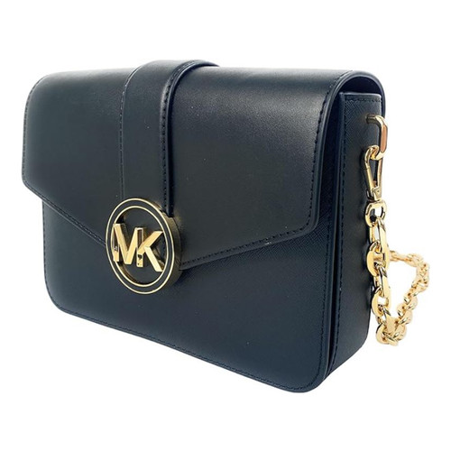 Michael Kors Carmen Convertible Shoulder Bag Crossbody (Black) 35S2GNML2L-001