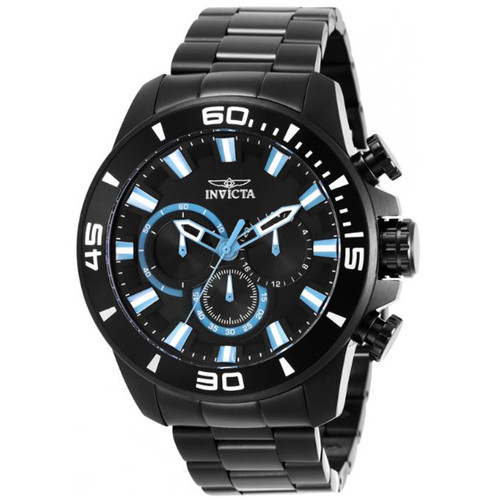 Invicta Men's 30107 Pro Diver Quartz Chronograph Black Dial Watch