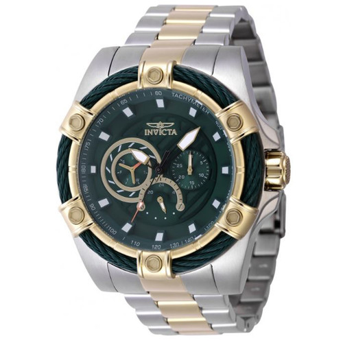 Invicta Men's 46870 Bolt Quartz Chronograph Green Dial Watch