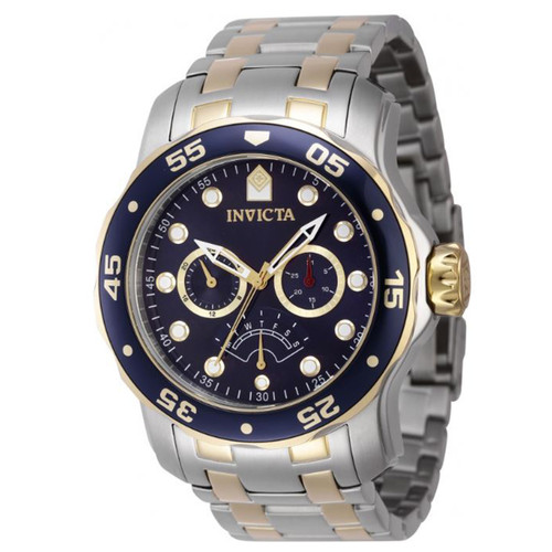 Invicta Men's 47001 Pro Diver Quartz Chronograph Blue Dial Watch