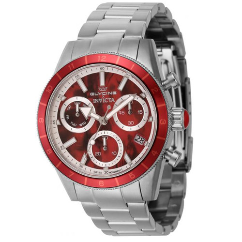 Invicta Men's 44291 Five Elements Quartz Chronograph Red Dial Watch