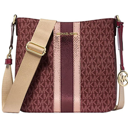 Michael Kors Small Leather Crossbody Bag Oxblood
