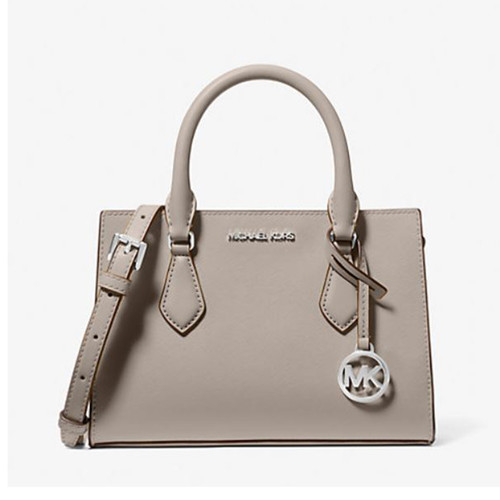 Michael Kors Sheila Small Satchel (Pearl Grey) 35S3S6HS5L-081