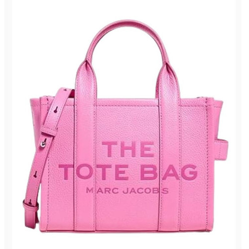 Marc Jacobs Tote Bags Female Pink Size: ONE SIZE Leather Tote Bag with Zip Pocket H009L01SP21-678