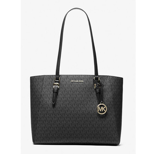 Michael Kors Charlotte Large 3-in-1 Signature Logo Tote Bag (Black)  35F3GCFT9T-001
