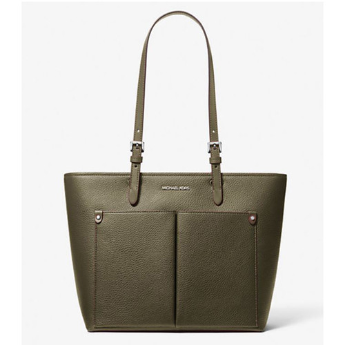 Michael Kors Jet Set Medium Pocket Tote Bag (Olive) 35H3STVT6B-Olive