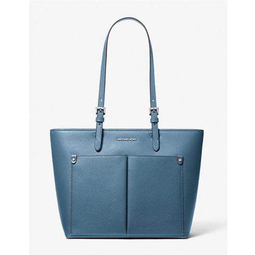 Michael Kors Jet Set Medium Pocket Tote Bag Cornflower 35H3STVT6B-Cornflower