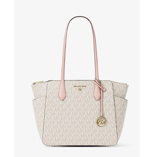 Michael Kors Outlet Marilyn Medium Signature Logo Tote Bag 35F5G6AT2B-424