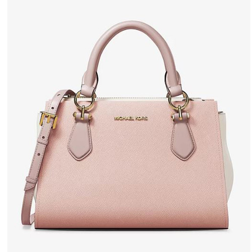 Michael Kors Marilyn Small Color-Block Saffiano Leather Messenger Bag 35F5G6AM1T-424