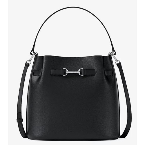Michael Kors Carson Medium Pebbled Leather Convertible Bucket Crossbody Bag 35R6S2ZS6T-001