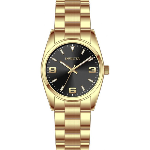 Invicta Men's 69176 Celestial Quartz PC21S Black Dial Watch